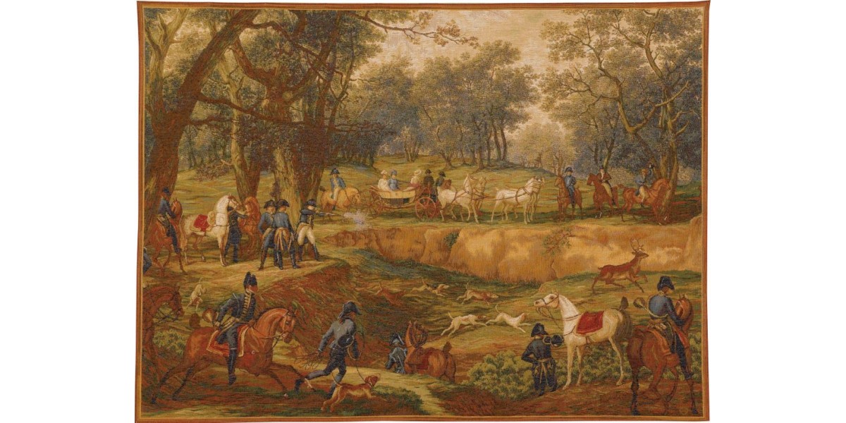 Gobelín Tapisserie  Chasse Napoleonienne